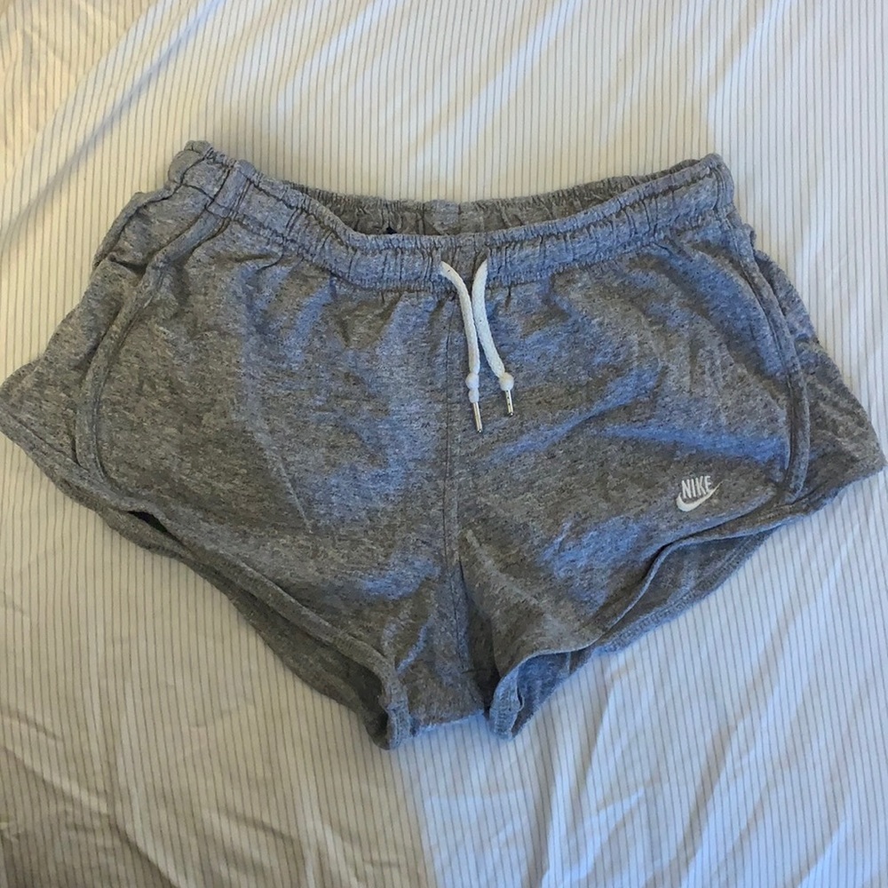 Nike gray sweat shorts